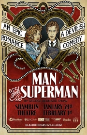 Man and Superman poster  